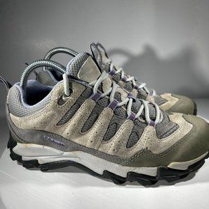 Columbia Tigertooth Womens Hiking Shoes Size 8 Trail Sneakers Gray Walking Boots